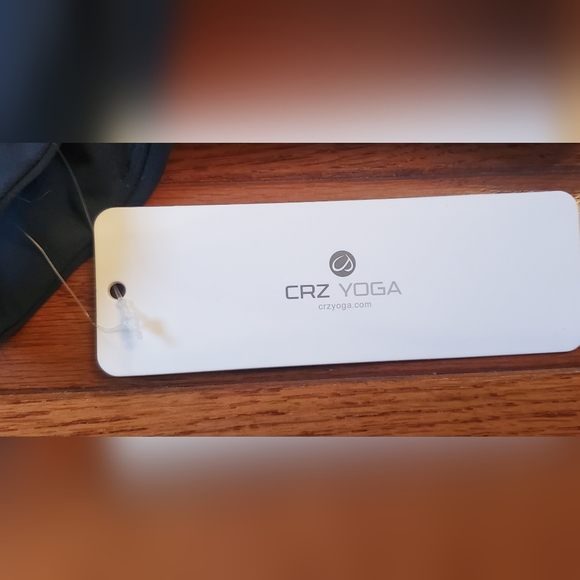 CRZ yoga bra high neck racerback L teal - Picture 5 of 6